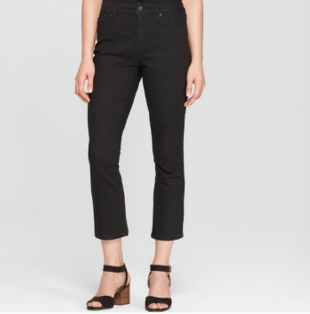 Women's High-rise kick boot crop jeans